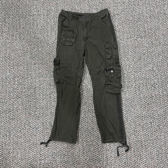 Free Knight Olive Green US Army Cargo Fatigue Pants Size 30 - Picture 1 of 3